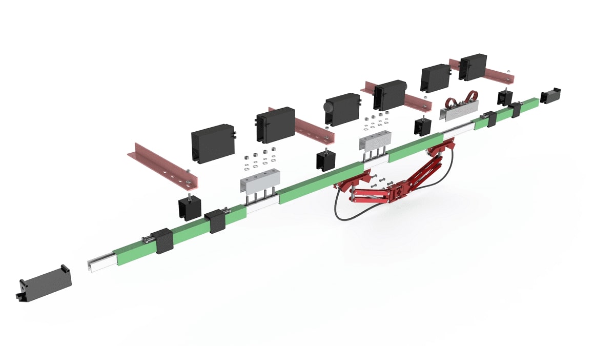 Power entry point of a busbar system